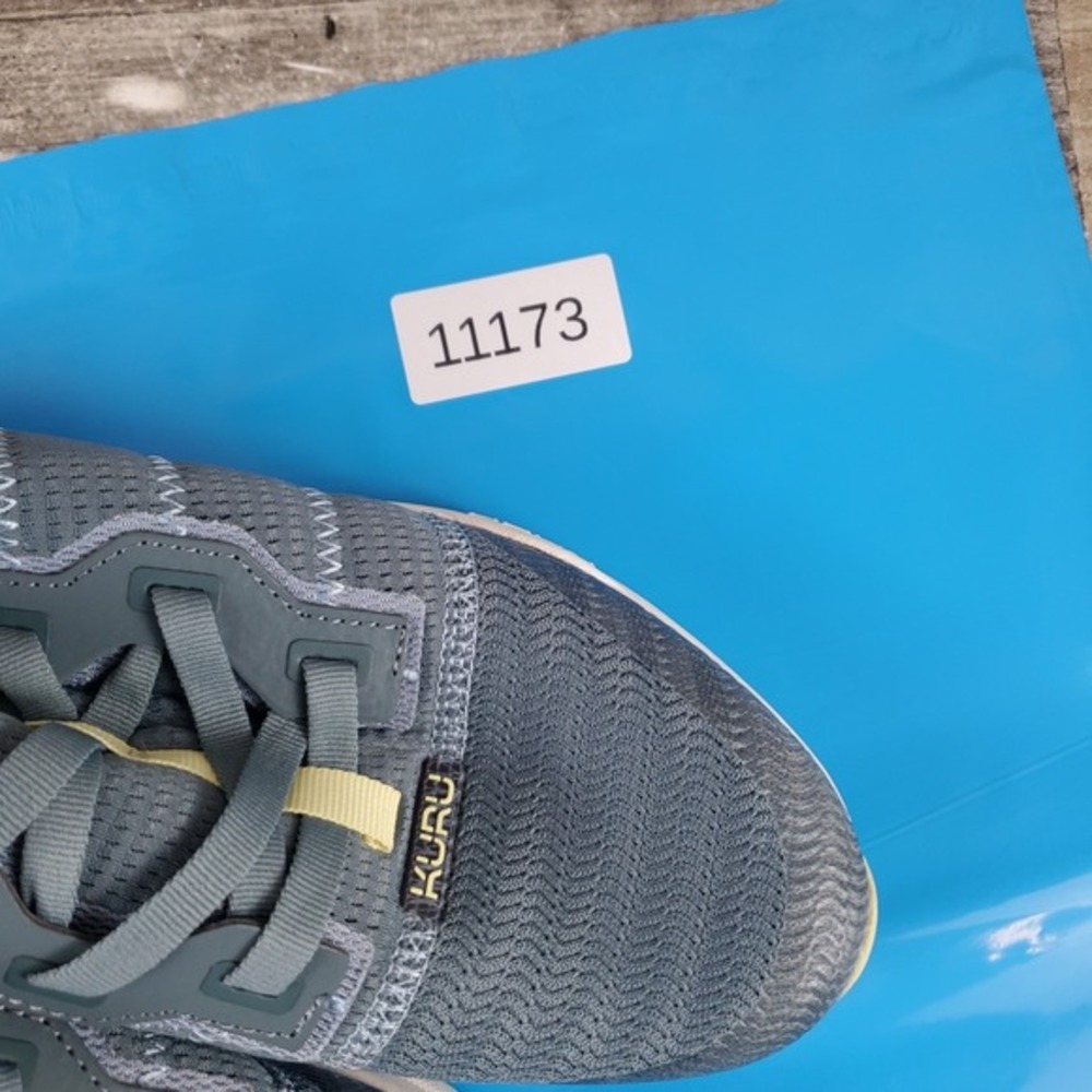 Kuru Atom Womens Shoes Sz 9.5 M Running Muted Blue Gray Mesh Lace Up Sneakers - Picture 10 of 10